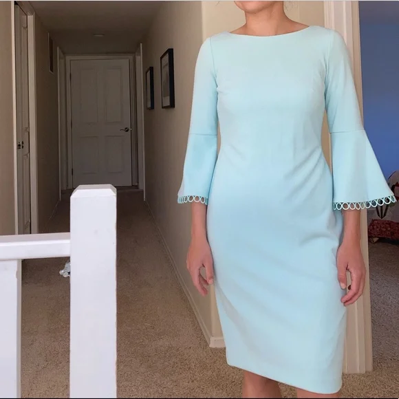 blue dress strapless Duchamp London Sky Blue Dress Shirt 14.5 / Blue main image 1